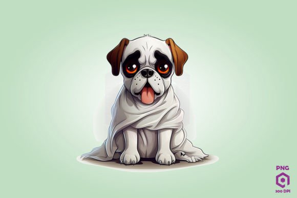 Boxer in Ghost Costume 3