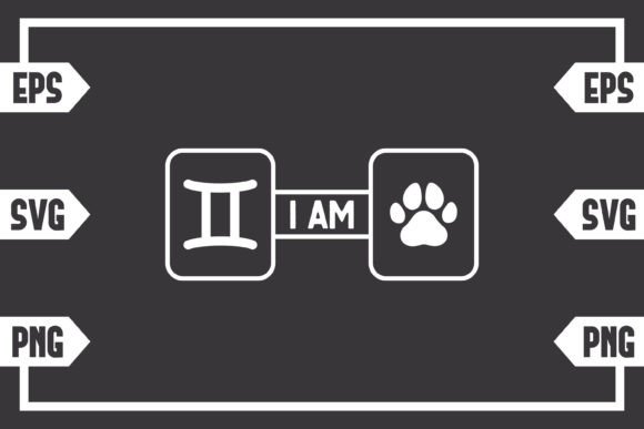 Gemini Sign and Dog Paw