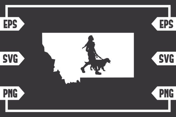 Montana - Female with Dog