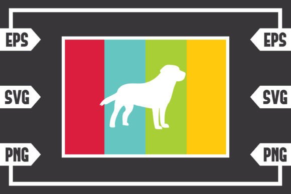 Rectangle Retro - Dog