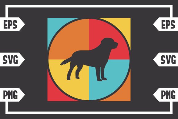 Retro Square Dog