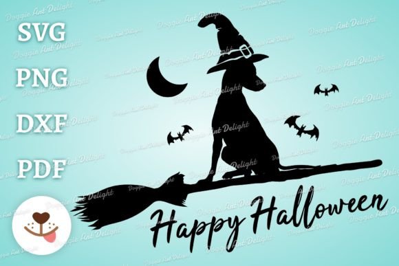 Spooky Halloween Puppy Dog Svg Greyhound