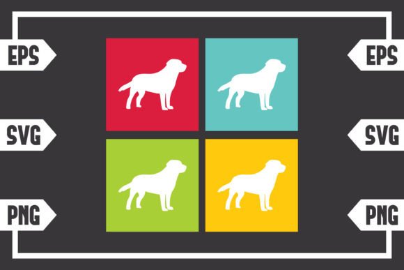 Square Retro - Dog