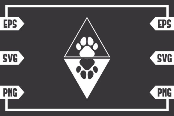 Triangle and Reflection - Dog Paw