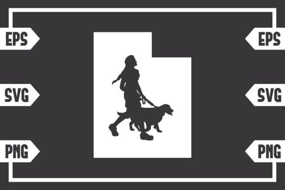 Utah - Female with Dog